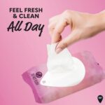 Summer's Eve Simply Sensitive Feminine Wipes, Gentle pH-Balanced Micellar Water Based Formula Helps Control Vaginal Odor, Resealable Pack, 32 Wipes, Pack of 4 - Image 3