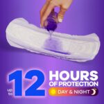Always Discreet Adult Incontinence Pads for Women, Drier, 7 Drop Long Length, Ultra Absorbency, Pads for Bladder Control Management, Bladder Leaks, Overnight & Postpartum Pads, 104ct - Image 4