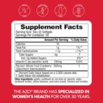 AZO Cranberry Supplement, Made with Concentrated Whole Fruit Cranberry Powder to Help Cleanse and Protect the Urinary Tract*, Sugar Free Cranberry Pills, Non-GMO, 100 Softgels - Image 5