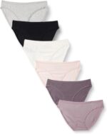 Amazon Essentials Women's Breathable Cotton Bikini Brief Underwear with Full Coverage, Multipacks - Image 2